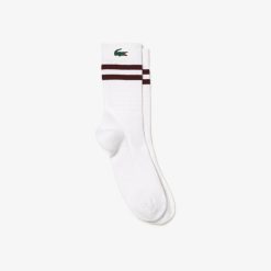 Vetements De Sport | LACOSTE Chaussettes Tennis En Jersey Respirant