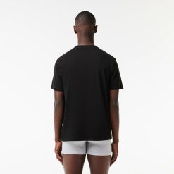 Sous-Vetements & Vetements D'Interieur | LACOSTE T-Shirt De Pyjama Avec Inscriptions En Jersey