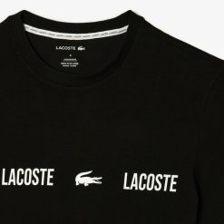 Sous-Vetements & Vetements D'Interieur | LACOSTE T-Shirt De Pyjama Avec Inscriptions En Jersey