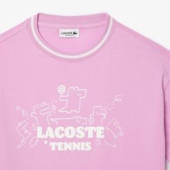 Vetements Fille | LACOSTE T-Shirt En Jersey De Coton Imprime Crocodiles