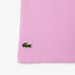 Vetements Fille | LACOSTE T-Shirt En Jersey De Coton Imprime Crocodiles