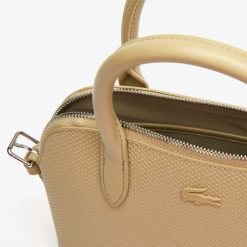 Sacs A Main & Cabas | LACOSTE Sac Bugatti A Bandouliere Amovible Chantaco En Cuir Pique