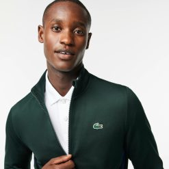 Vetements De Sport | LACOSTE Sweatshirt Tennis Zippe En Tissu Indemaillable