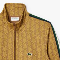 Survetements | LACOSTE Sweatshirt Zippe Paris Jacquard Monogramme