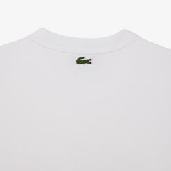 T-Shirts | LACOSTE T-Shirt Relaxed Fit En Jersey Avec Badge Matelasse