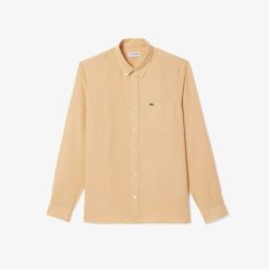 Chemises | LACOSTE Chemise Homme Lacoste En Lin