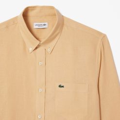 Chemises | LACOSTE Chemise Homme Lacoste En Lin