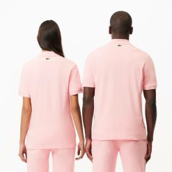 Polos | LACOSTE Polo Mini Pique Stretch Imprime Signature Lacoste