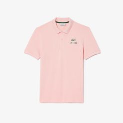 Polos | LACOSTE Polo Mini Pique Stretch Imprime Signature Lacoste