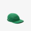 Chapeaux & Casquettes | LACOSTE Casquette Girolle Unie Unie Lacoste En Pique De Coton Biologique