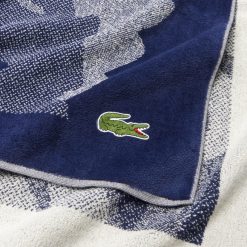 Linge De Maison | LACOSTE Serviette De Plage L Crocoscale