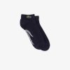 Vetements De Sport | LACOSTE Chaussettes Basses Lacoste Sport En Coton Imprime Crocodile