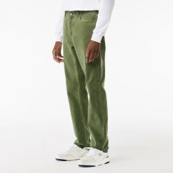 Pantalons & Shorts | LACOSTE Jean Regular Fit En Coton Et Teinture Minerale