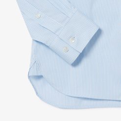 Chemises | LACOSTE Chemise Homme Lacoste Slim Fit A Carreaux En Popeline Stretch