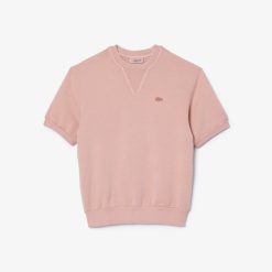 T-Shirts | LACOSTE T-Shirt En Molleton De Coton Teinture Naturelle