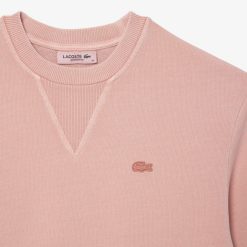 T-Shirts | LACOSTE T-Shirt En Molleton De Coton Teinture Naturelle