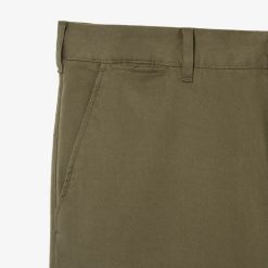 Pantalons & Shorts | LACOSTE Pantalon Chino Slim Fit En Coton Stretch