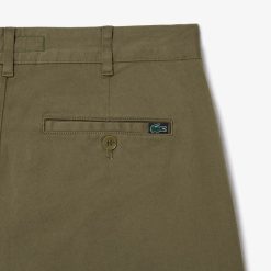 Pantalons & Shorts | LACOSTE Pantalon Chino Slim Fit En Coton Stretch