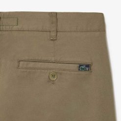 Pantalons & Shorts | LACOSTE Pantalon Chino Slim Fit En Coton Stretch