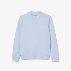 Sweatshirts | LACOSTE Sweatshirt En Double-Face A Col Jacquard Sigle