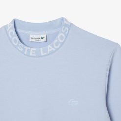 Sweatshirts | LACOSTE Sweatshirt En Double-Face A Col Jacquard Sigle