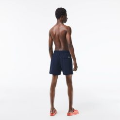 Maillots De Bain | LACOSTE Short De Bain Homme Lacoste Quick Dry Avec Son Sac De Voyage