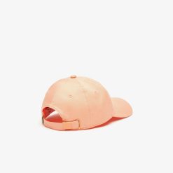 Chapeaux & Casquettes | LACOSTE Casquette Unie Ajustable Lacoste En Twill De Coton Biologique