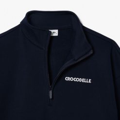 Sweatshirts | LACOSTE Sweatshirt Zippe En Molleton Avec Imprime