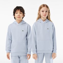 Vetements Fille | LACOSTE Sweatshirt A Capuche Enfant En Molleton De Coton Biologique