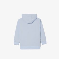 Vetements Fille | LACOSTE Sweatshirt A Capuche Enfant En Molleton De Coton Biologique