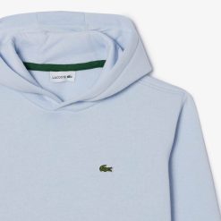 Vetements Fille | LACOSTE Sweatshirt A Capuche Enfant En Molleton De Coton Biologique