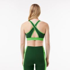 Brassieres & Leggings | LACOSTE Brassiere Sport Color-Block Stretch Maintien Moyen