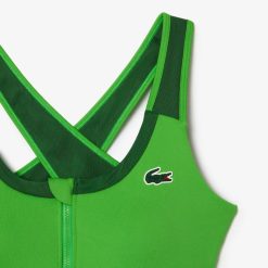 Brassieres & Leggings | LACOSTE Brassiere Sport Color-Block Stretch Maintien Moyen