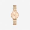 Montres | LACOSTE Montre 2 Aiguilles Suzanne Maille Ip Or Rose