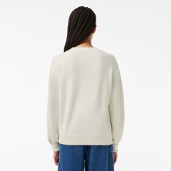 Pullovers | LACOSTE Cardigan Col V Femme Lacoste En Coton Biologique