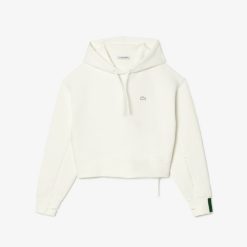 Sweatshirts | LACOSTE Sweatshirt A Capuche Jogger Femme Lacoste Avec Passe-Pouce