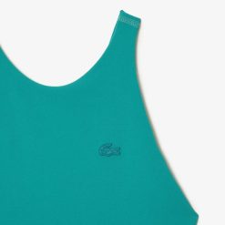 Maillots De Bain | LACOSTE Maillot De Bain Une Piece Femme Lacoste En Polyamide Recycle