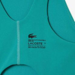 Maillots De Bain | LACOSTE Maillot De Bain Une Piece Femme Lacoste En Polyamide Recycle