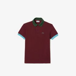 Vetements Garcon | LACOSTE Polo Color-Block En Pique De Coton