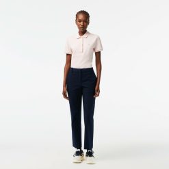 Pantalons & Shorts | LACOSTE Pantalon Chino Slim Fit En Coton Stretch