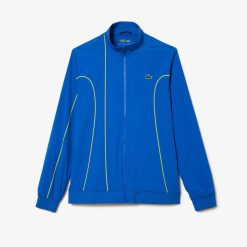 Vetements De Sport | LACOSTE Veste D'Apres Match Homme Lacoste Sport X Novak Djokovic