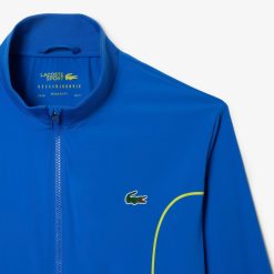 Vetements De Sport | LACOSTE Veste D'Apres Match Homme Lacoste Sport X Novak Djokovic