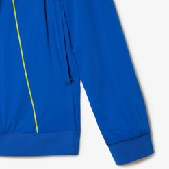 Vetements De Sport | LACOSTE Veste D'Apres Match Homme Lacoste Sport X Novak Djokovic