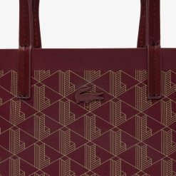 Sacs A Main & Cabas | LACOSTE Petit Sac Cabas Zely Monogramme En Toile Enduite