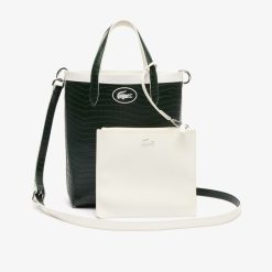 Sacs A Main & Cabas | LACOSTE Sac Cabas Vertical Anna Avec Pochette Plate