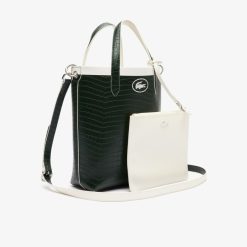 Sacs A Main & Cabas | LACOSTE Sac Cabas Vertical Anna Avec Pochette Plate