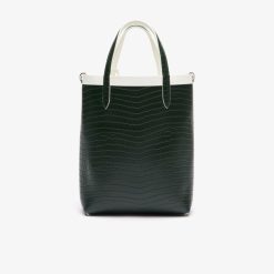 Sacs A Main & Cabas | LACOSTE Sac Cabas Vertical Anna Avec Pochette Plate