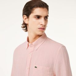 Chemises | LACOSTE Chemise Homme Lacoste En Lin