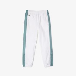 Vetements Fille | LACOSTE Pantalon De Survetement Enfant Bandes Contrastees Color-Block