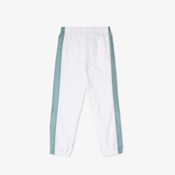 Vetements Fille | LACOSTE Pantalon De Survetement Enfant Bandes Contrastees Color-Block